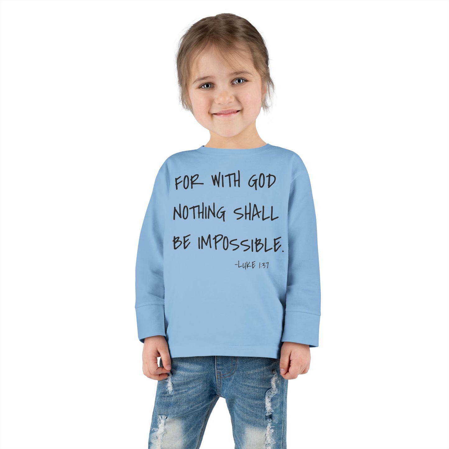 GOD DID - Toddler Long Sleeve T-Shirt