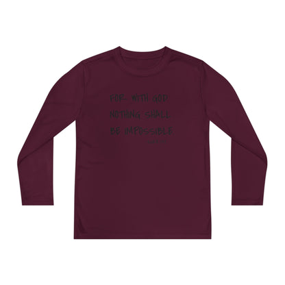 GOD DID - Youth Long Sleeve T-Shirt