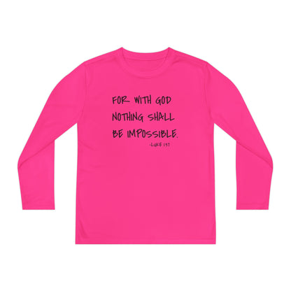 GOD DID - Youth Long Sleeve T-Shirt