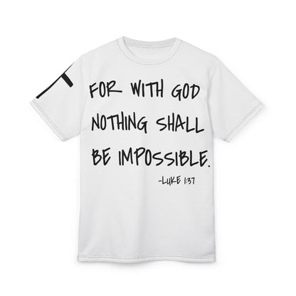 GOD DID - Large Print Faith Based Statement T-Shirt