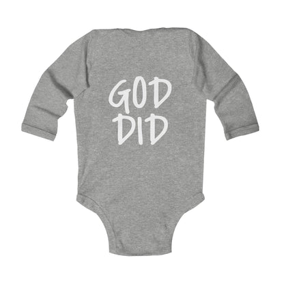 GOD DID - Infant Long Sleeve Onesie