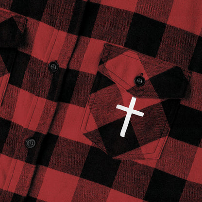 GOD DID - Flannel Faith Based Shirt