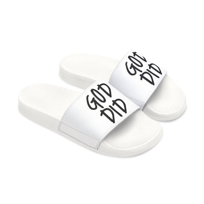 GOD DID - Women's Removable-Strap Sandals