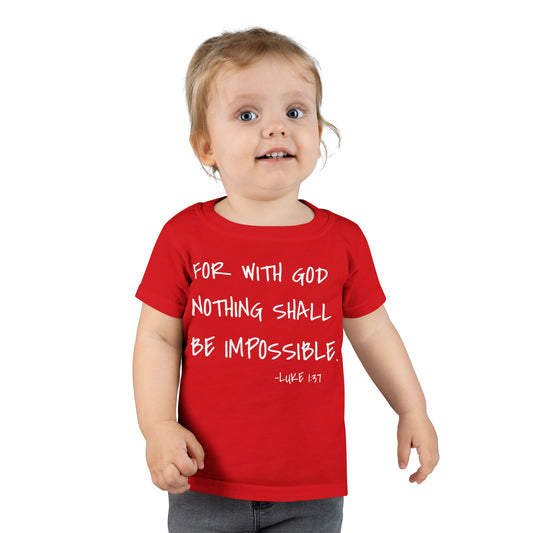 GOD DID - Faith Inspired Toddler T-shirt