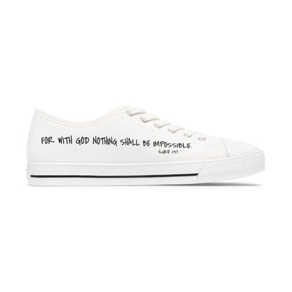 GOD DID - Women's Low Top Sneakers