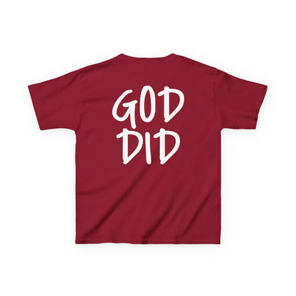 GOD DID - Kids Heavy T-Shirt