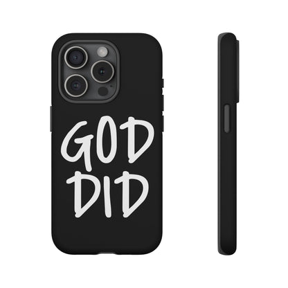 GOD DID - Apple iPhone Case(iPhone 13, 14, 15, 16, 17 Pro/Pro Max)