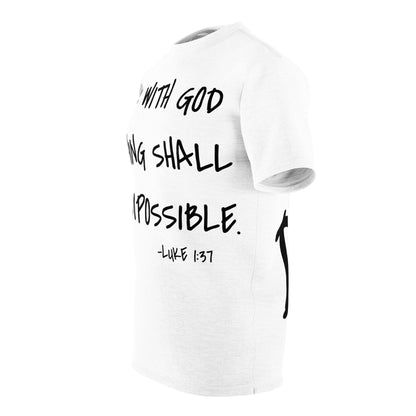 GOD DID - Large Print Faith Based Statement T-Shirt
