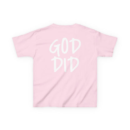 GOD DID - Kids Heavy T-Shirt