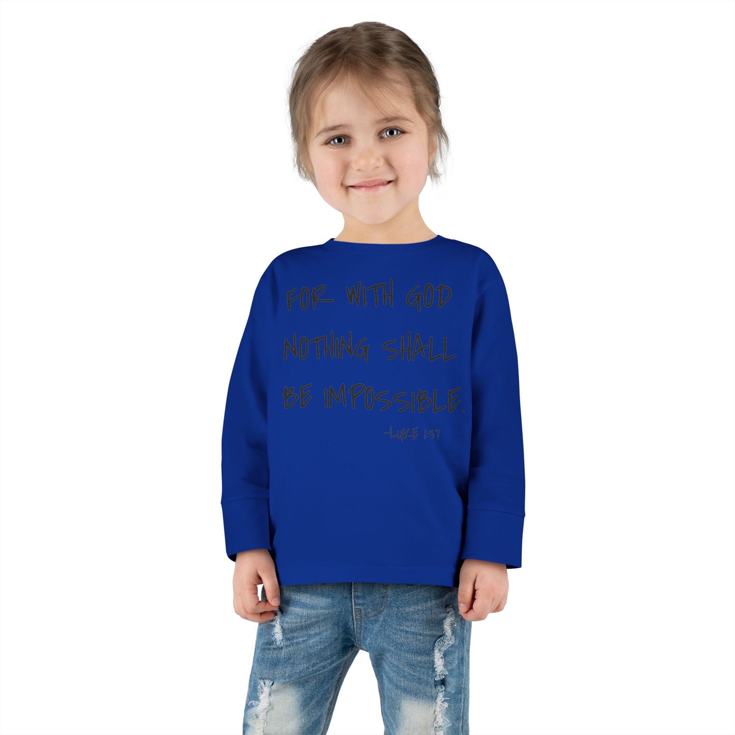 GOD DID - Toddler Long Sleeve T-Shirt