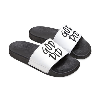 GOD DID - Women's Removable-Strap Sandals