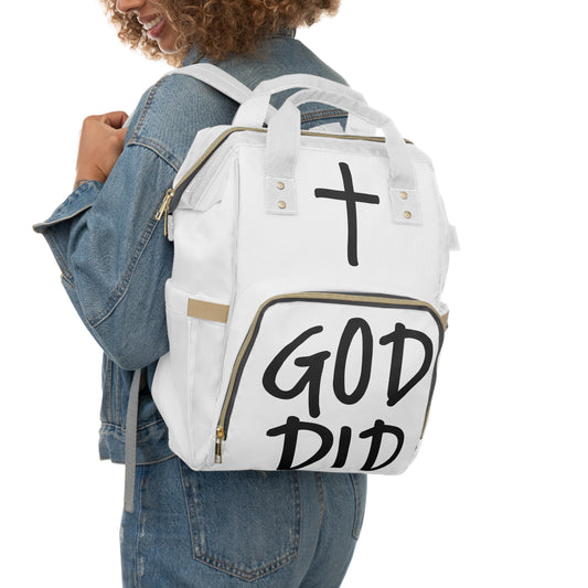 GOD DID - Multifunctional Diaper Backpack