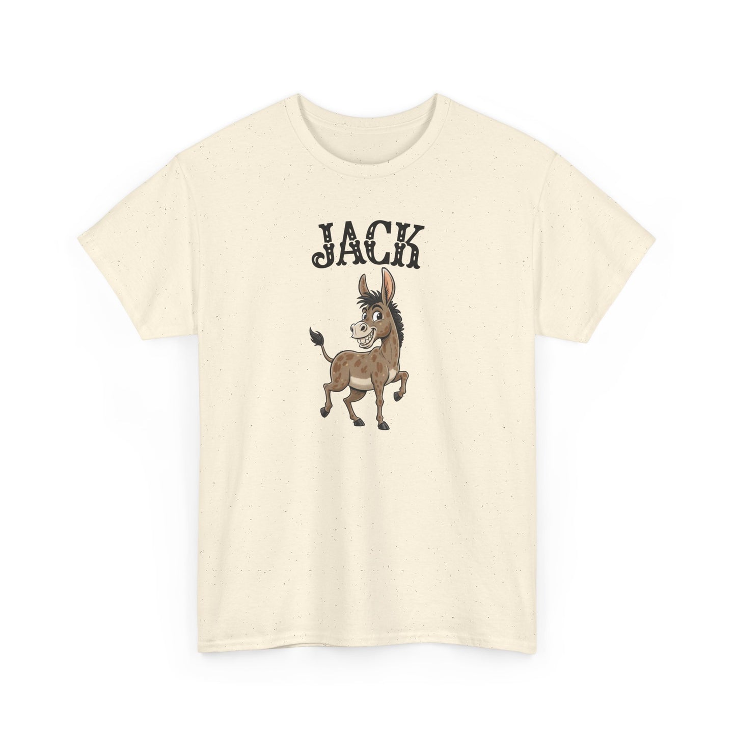Jack The Ass T-Shirt | Cute Farm Animal Graphic Tee | Sarcastic Humor Wordplay Apparel