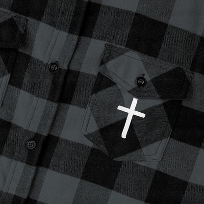 GOD DID - Flannel Faith Based Shirt
