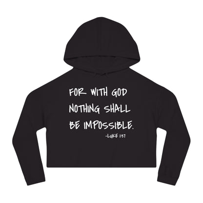 GOD DID - Women’s Cropped Hoodie