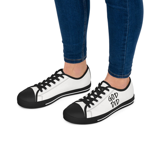 GOD DID - Women's Low Top Sneakers