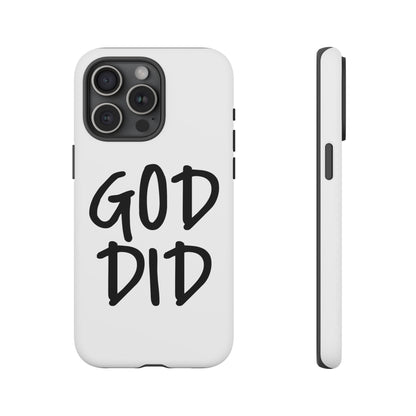 GOD DID - Apple iPhone Case(iPhone 13, 14, 15, 16, 17 Pro/Pro Max)