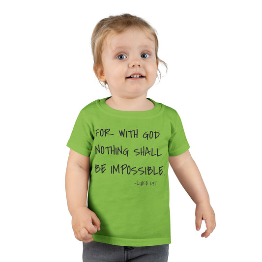 GOD DID - Faith Inspired Toddler T-shirt