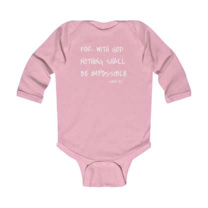 GOD DID - Infant Long Sleeve Onesie