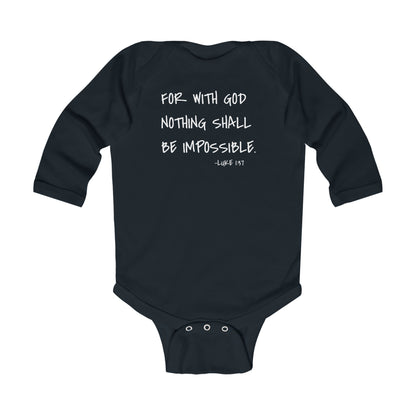 GOD DID - Infant Long Sleeve Onesie