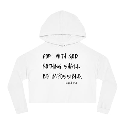 GOD DID - Women’s Cropped Hoodie