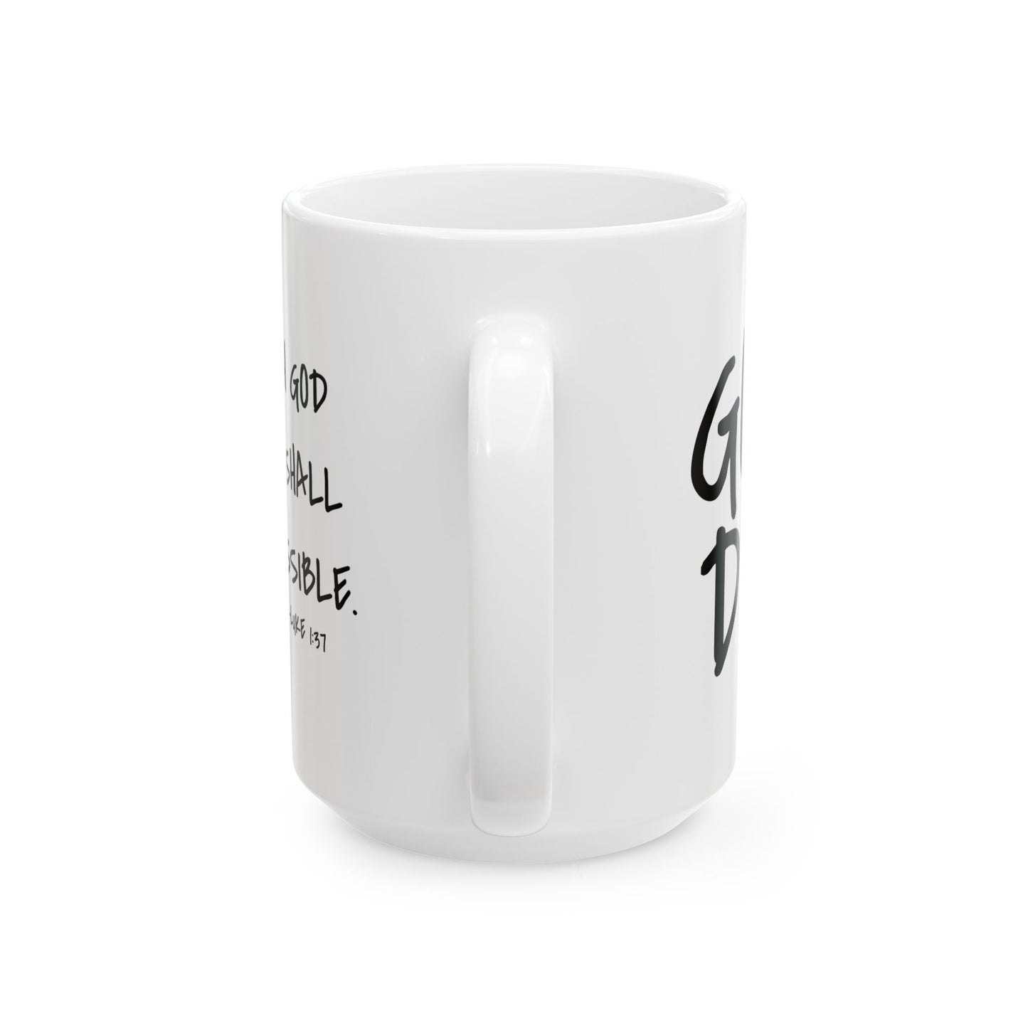 GOD DID - Ceramic Mug, (11oz, 15oz)