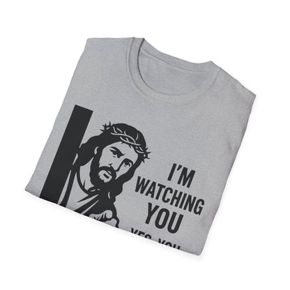 Jesus "I'm Watching You" T-Shirt, Funny Gift for Friends