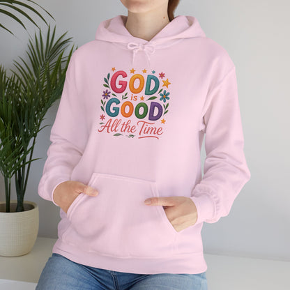 God is Good Heavy Blend Faith Based Hoodie