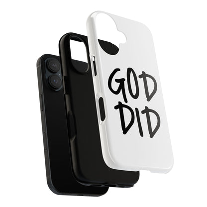 GOD DID - Apple iPhone Case(iPhone 13, 14, 15, 16, 17 Pro/Pro Max)