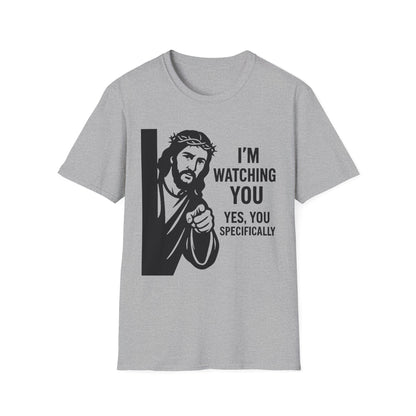 Jesus "I'm Watching You" T-Shirt, Funny Gift for Friends