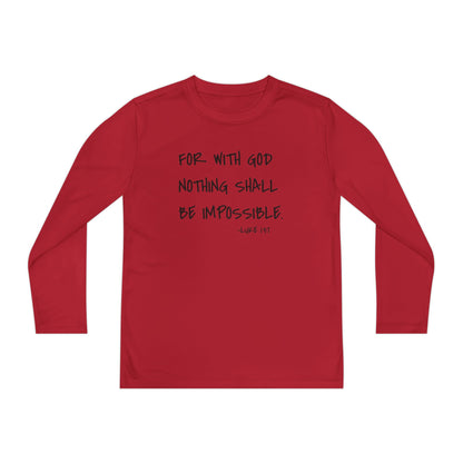 GOD DID - Youth Long Sleeve T-Shirt