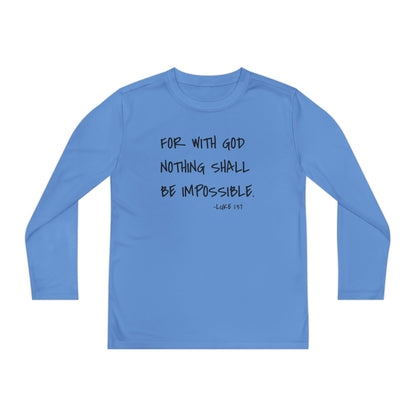 GOD DID - Youth Long Sleeve T-Shirt