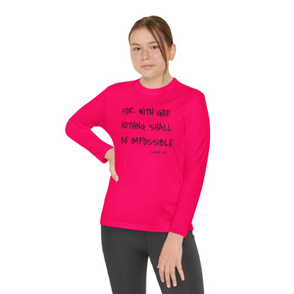 GOD DID - Youth Long Sleeve T-Shirt