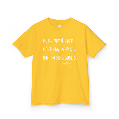 GOD DID - Kids Heavy T-Shirt