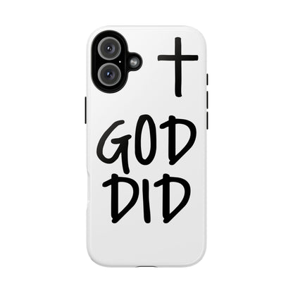 GOD DID - Apple iPhone Case(iPhone 11, 12, 13, 14, 15, 16, 17)