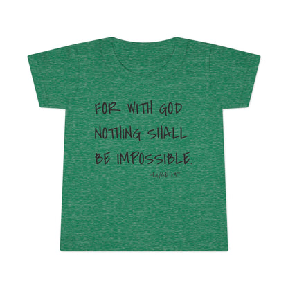 GOD DID - Faith Inspired Toddler T-shirt