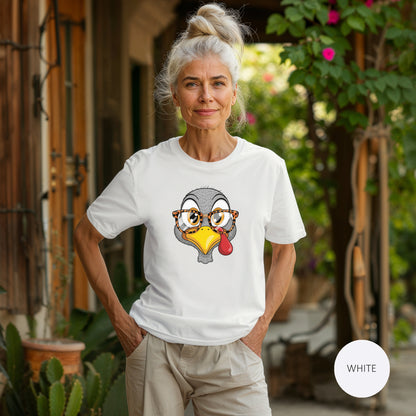 Quirky Turkey Thanksgiving T-Shirt, Funny Holiday Tee, Casual Thanksgiving Apparel