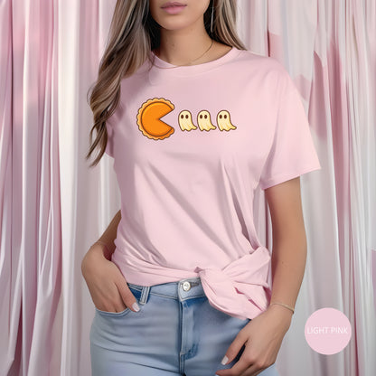 Pac-Man Style Ghost Chomp Tee | Retro Arcade Gamer Shirt