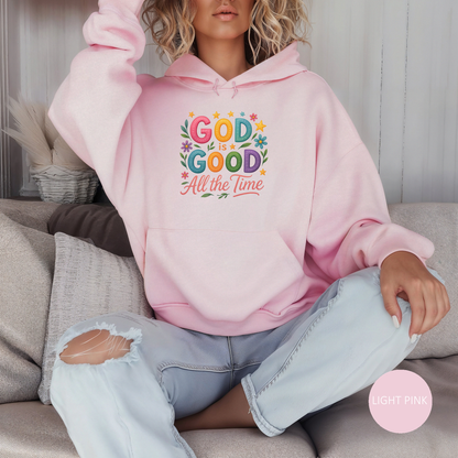 God Is Good Faith Based Christian Hoodie