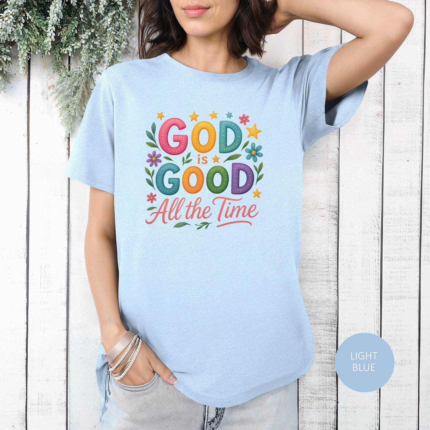 God Is Good Faith Based Christian T-Shirt, Apparel Gift For Believers