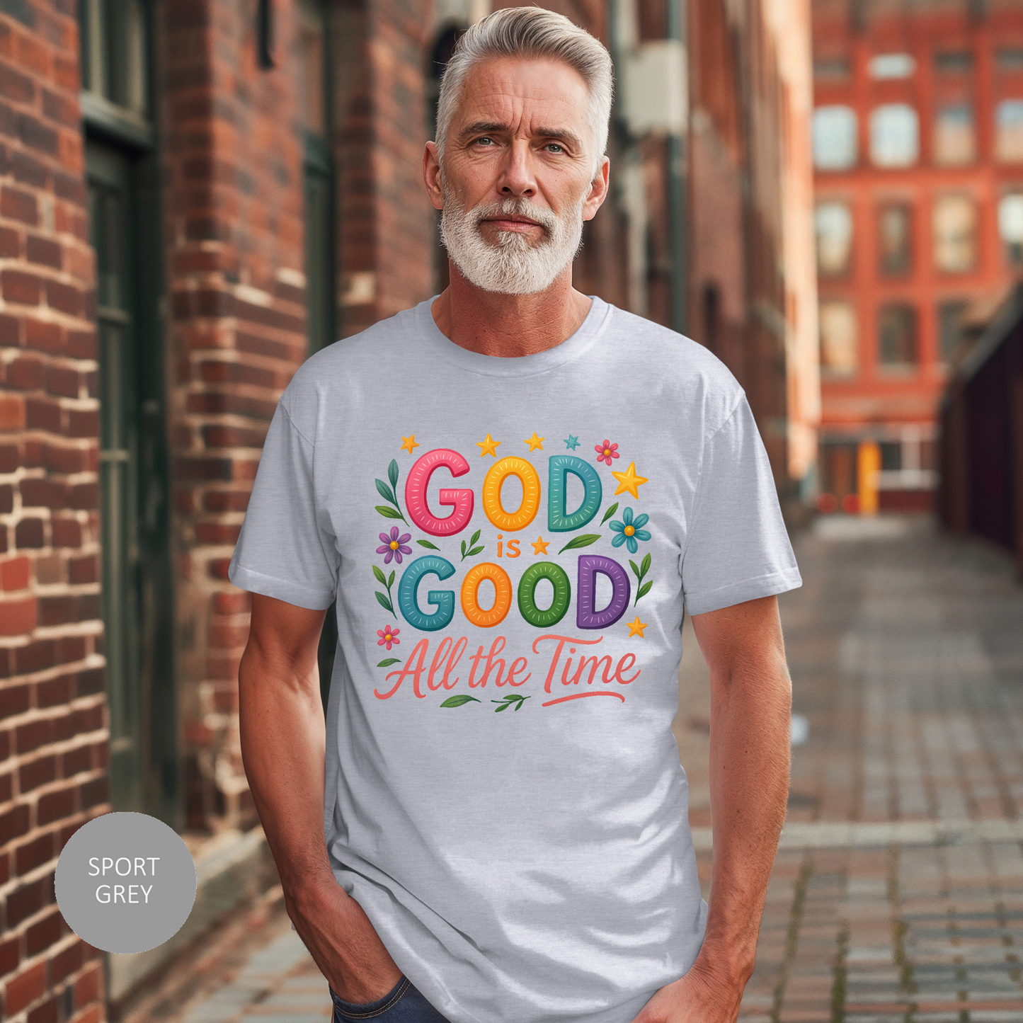 God Is Good Faith Based Christian T-Shirt, Apparel Gift For Believers