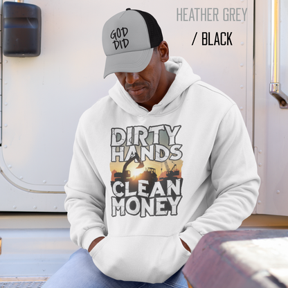 GOD DID - Snapback Faith-Based Trucker Cap For Christians, Prayer Warriors, Believers