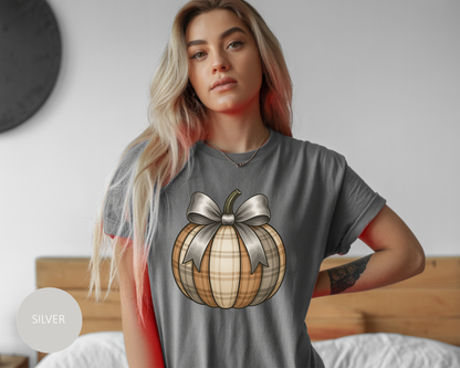 Fall Pumpkin Graphic T-Shirt, Cozy Autumn Tee, Thanksgiving Casual Wear