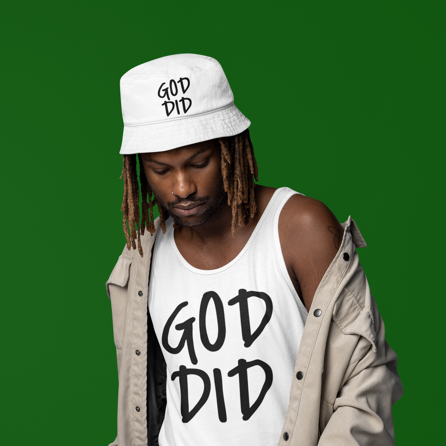 GOD DID - Bucket Hat With a Bold Statement