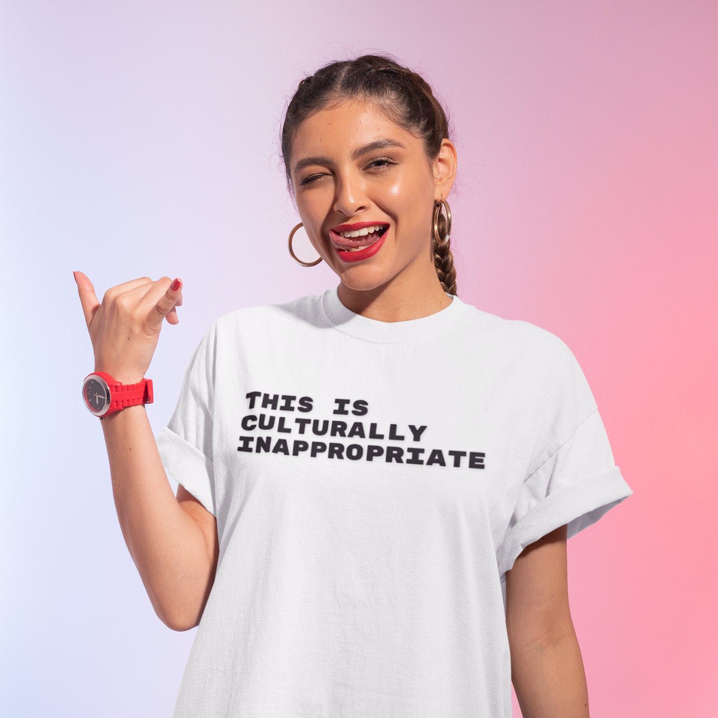 This Is Culturally Inappropriate Statement T-Shirt For Hip Hop Lovers