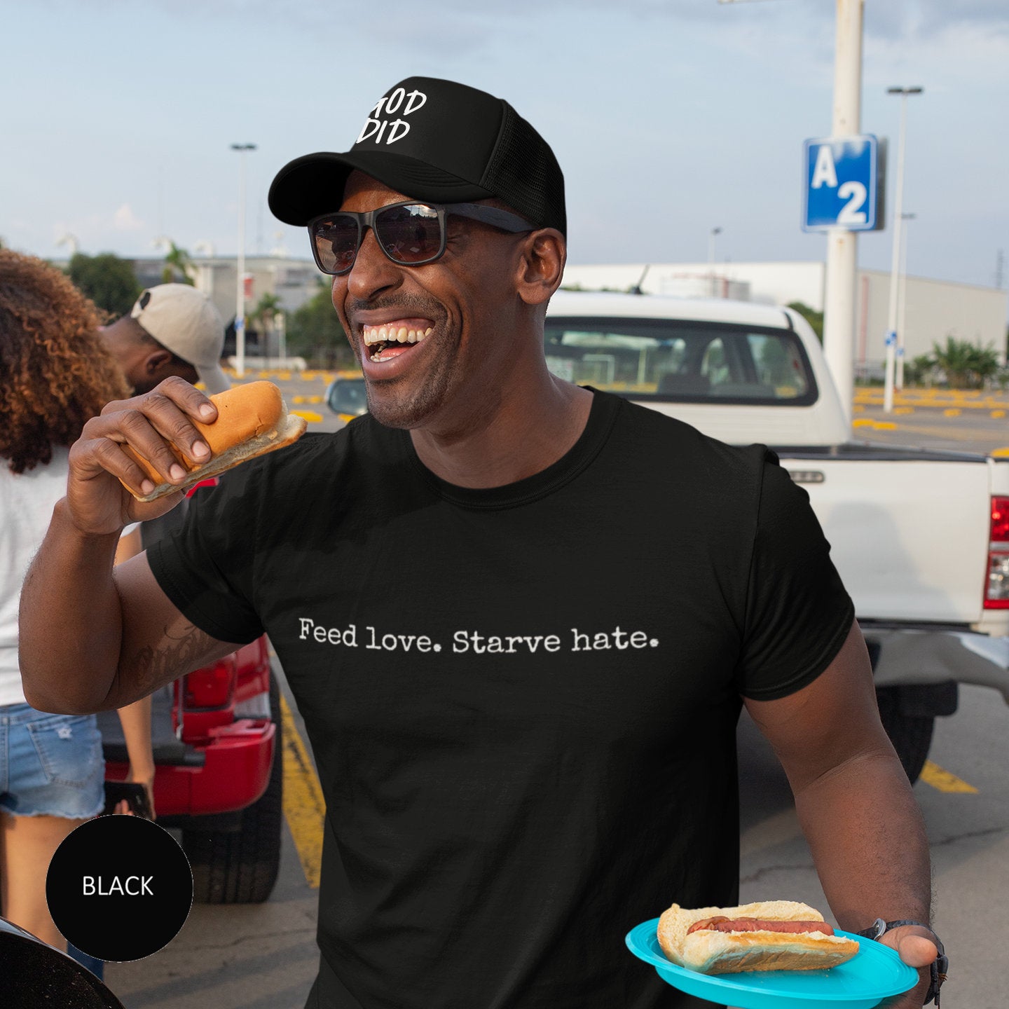 GOD DID - Snapback Faith-Based Trucker Cap For Christians, Prayer Warriors, Believers